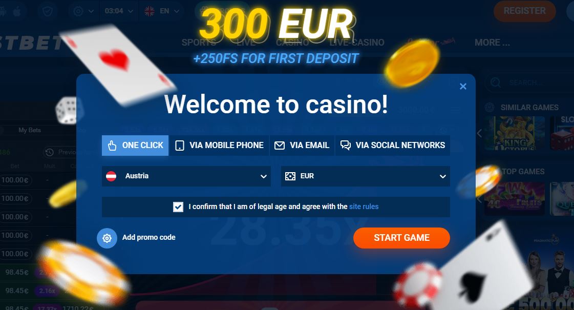 registration for the game Aviator on Mostbet